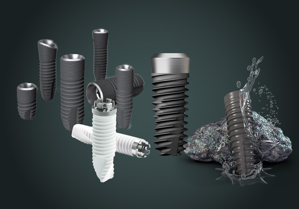 数種類のインプラントメーカー